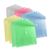 Buste portadocumenti per archiviare, A4, in colori diversi (10 unità) blu|verde|giallo
|trasparente|rosa chiaro 
