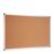 Bacheca in sughero con cornice in alluminio 90 x 60 cm 