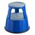 Sgabello con ruote, metallo, 2 gradini null