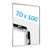 Cornice a scatto B1 standard argento  | 17 mm | Ad angolo squadrato 