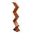 Portadepliant da terra in legno Zig-Zag 5x A4 null