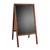 Cavalletto lavagna in legno WOOD-STOP Lite L, lavagna di 53 x 80 marrone 