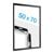 Cornice a scatto B2 standard nero  | 25 mm | Ad angolo squadrato 