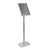 Espositore a leggio ECONOMY A3 con cornice a scatto argento 
