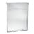 Porta brochure resistente alle intemperie con coperchio, polistirolo, trasparente, robusto, Taymar A4 
