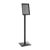 Espositore a leggio PREMIUM A4 con cornice a scatto nero 
