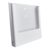Porta brochure da parete, polistirolo, trasparente PTXD, 1 x A4  | bianco 