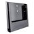 Porta brochure da parete, polistirolo, trasparente PTXD, 1 x A4  | nero 