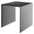 Espositore in acrilico a forma di U, nero 200 x 200 x 200 mm 