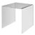 Espositore in acrilico a forma di U, trasparente 200 x 200 x 200 mm