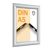 Cornice a scatto antincendio A5 con certificazione B-s1, d0 argento 
