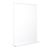 Porta avvisi da banco a T, formato verticale, infrangibile, PET, A3 