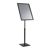 Espositore a leggio PREMIUM regolabile in altezza A2 con cornice a scatto nero 