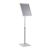 Espositore a leggio PREMIUM regolabile in altezza A3 con cornice a scatto argento 