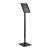 Espositore a leggio CLASSIC A4 con cornice a scatto nero  | rotondo 