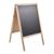 Cavalletto lavagna in legno WOOD-STOP Lite M, lavagna di 53 x 66 null