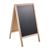 Cavalletto lavagna in legno WOOD-STOP Lite S, lavagna di 44 x 66, naturale null