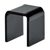 Espositore in acrilico a forma di U, nero 30 x 30 x 30 mm 