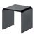 Espositore in acrilico a forma di U, nero 50 x 50 x 50 mm