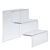 Espositore a scaletta, acrilico 220 x 250 x 273 mm  | trasparente  | a 3 gradini 