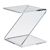 Espositore a Z, acrilico 100 x 100 mm 
