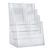 Porta brochure, polistirolo, formato verticale, Taymar 4 x A4 + 1/3 A4 