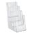 Porta brochure, polistirolo, formato verticale, Taymar 4 x 1/3 A4 