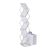 Portadepliant da terra pieghevole BOSTON 6 x A5 con valigetta, argento A5  | argento  |  