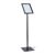 Espositore a leggio LED A4 con cornice a scatto null