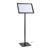 Espositore a leggio LED A3 con cornice a scatto nero 
