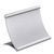 Espositore da banco in alluminio 120 x 80 mm  | argento 