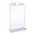 Porta avvisi da banco a T FLIP con meccanismo ad anelli e tasche in PVC A4 