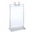 Porta avvisi da banco a T FLIP con meccanismo ad anelli e tasche in PVC A5 