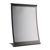 Espositore a L CURVE con cornice magnetica A4, nero formato verticale