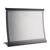 Espositore a L CURVE con cornice magnetica A4, nero formato orizzontale