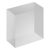 Blocco acrilico, trasparente 50 x 50 x 25 mm