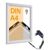 Cornice a scatto LED, A4 bianco 
