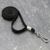 Lanyard, 10 mm di larghezza nero  | con gancio metallico girevole 