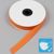 Nastro sbieco, cotone e poliestere, 20 mm, rotolo con 25 m arancione 