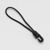 Corda elastica con gancio in plastica 150 mm | nero 