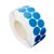 Bollini adesivi in tessuto, blu scuro 30 mm | 2500 pz