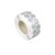 Bollini adesivi in tessuto, argento 30 mm | 2000 pz | 2 file 