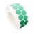 Bollini adesivi in tessuto, verde 30 mm | 2500 pz
