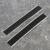 Striscia a strappo, autoadesivo, asola + uncino accoppiati 20 x 150 mm  | nero 
