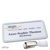 Targhette portanome clip Office 75 x 37 mm  | grigio chiaro  | Clip di aggancio 