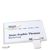 Targhette portanome pinza Vista 40 75 x 47 mm  | bianco 