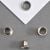 Occhielli per carta n° 25 - 4mm - 3,8mm  | nichelato 