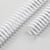 Spirali plastiche coil, A4, passo 4:1 10 mm | bianco 