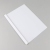 Cartellina a rilegatura termica A4, struttura in lino, 30 fogli, bianco | 3 mm | 240 g/m²