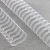 Spirali metalliche, passo 2:1, A4 12,7 mm (1/2") | bianco
